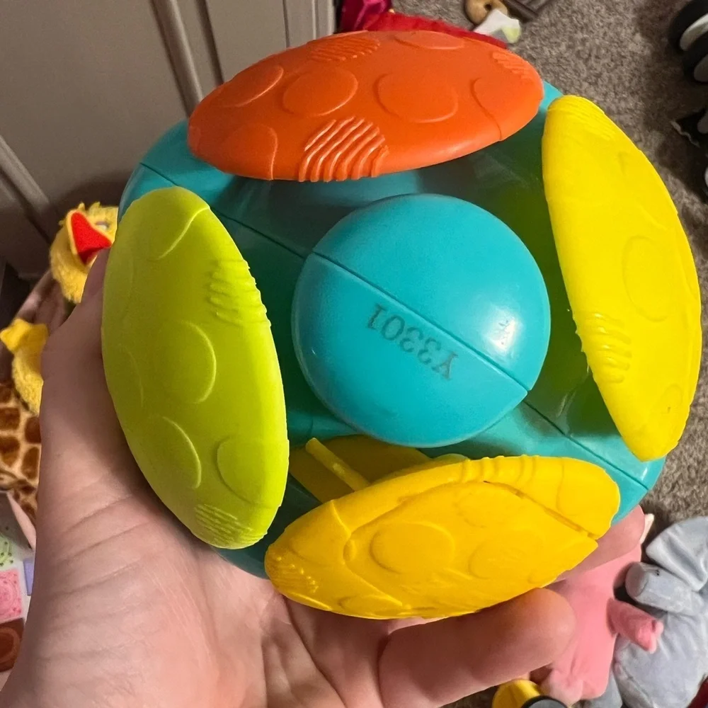 Bright Starts Wobble Bobble Activity Ball Toy